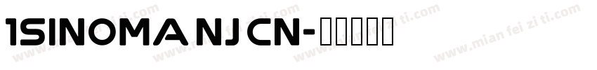 1sinoma nj cn字体转换